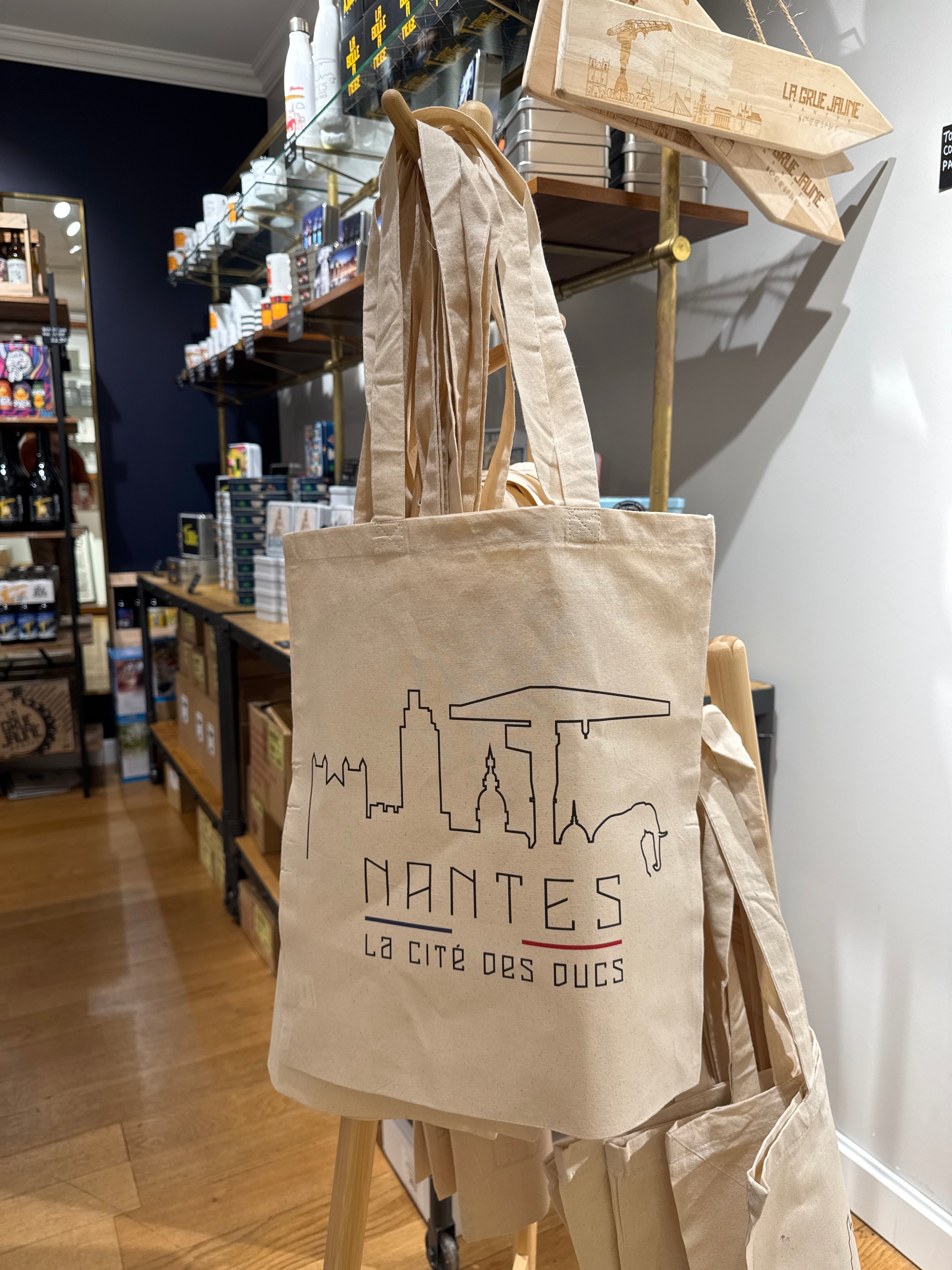 Totebag Nantes Cité des Ducs Skyline