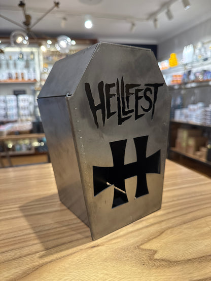 Coffret Cercueil Metal Hellfest par Co'Libri