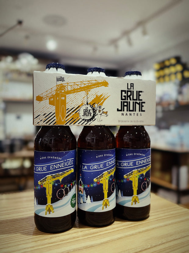 Le trio de bière 33cl La Grue Enneigée