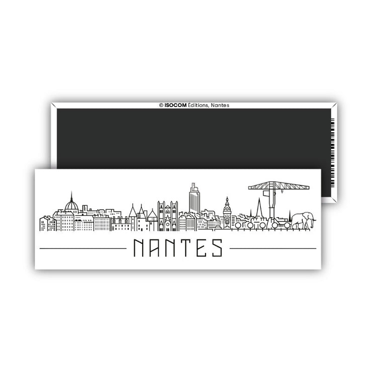 Magnet rectangulaire NANTES SKYLINE