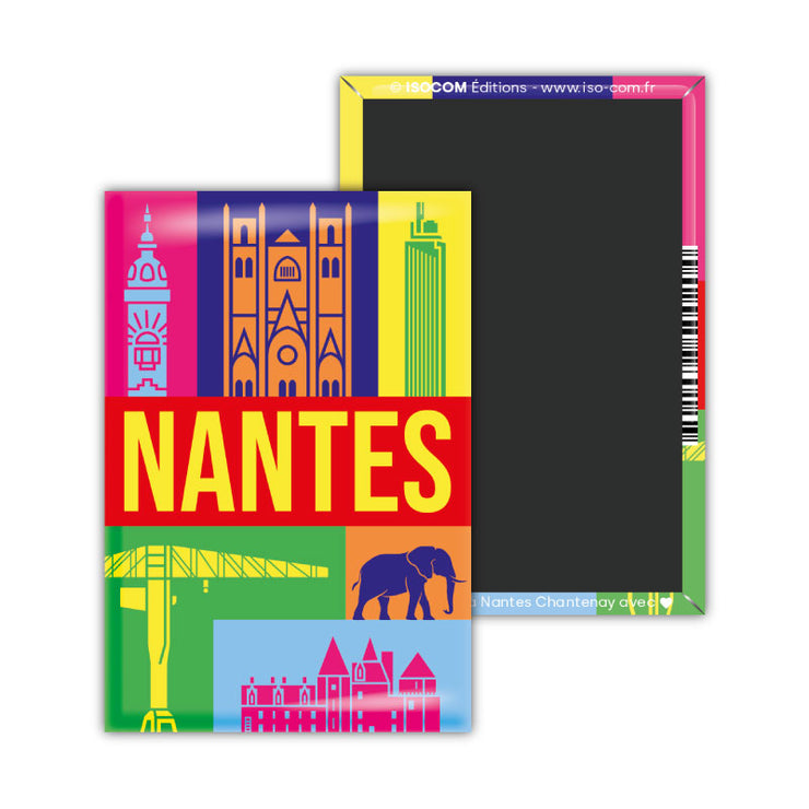 Magnet rectangulaire NANTES COLORS