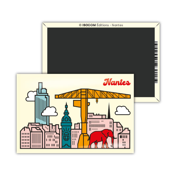 Magnet rectangulaire NANTES COLOR LINE