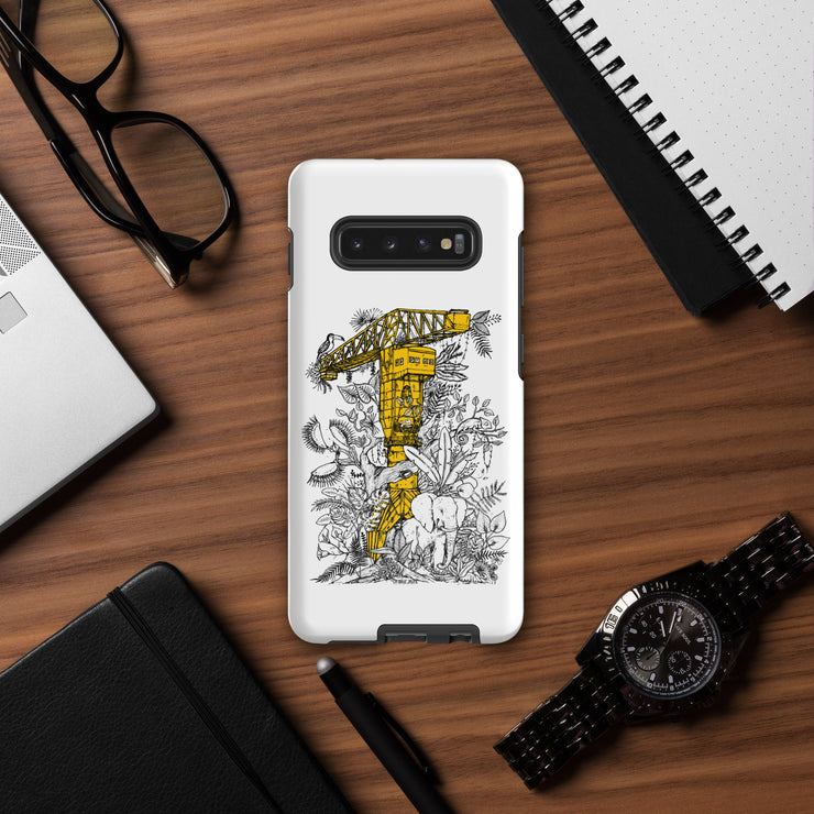 Coque solide pour Samsung® La Grue Jaune Jungle