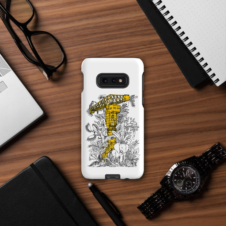 Coque solide pour Samsung® La Grue Jaune Jungle