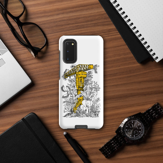 Coque solide pour Samsung® La Grue Jaune Jungle