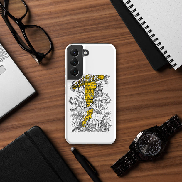 Coque solide pour Samsung® La Grue Jaune Jungle