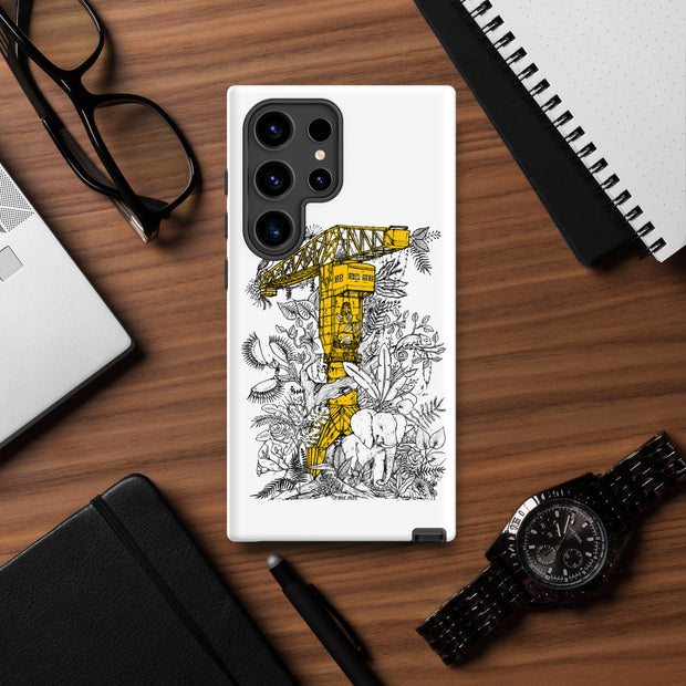 Coque solide pour Samsung® La Grue Jaune Jungle