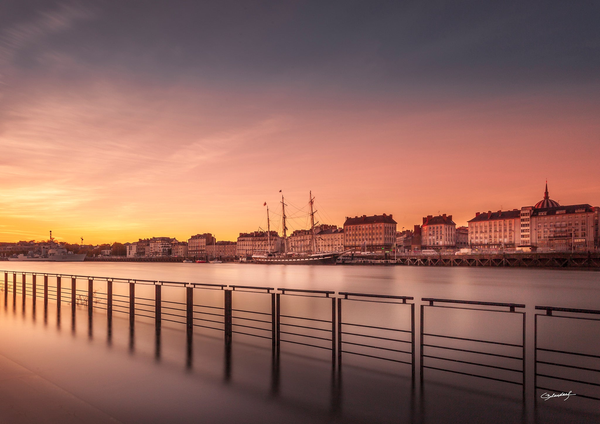 Poster A3 Photo of Nantes by Cédric Blondeel