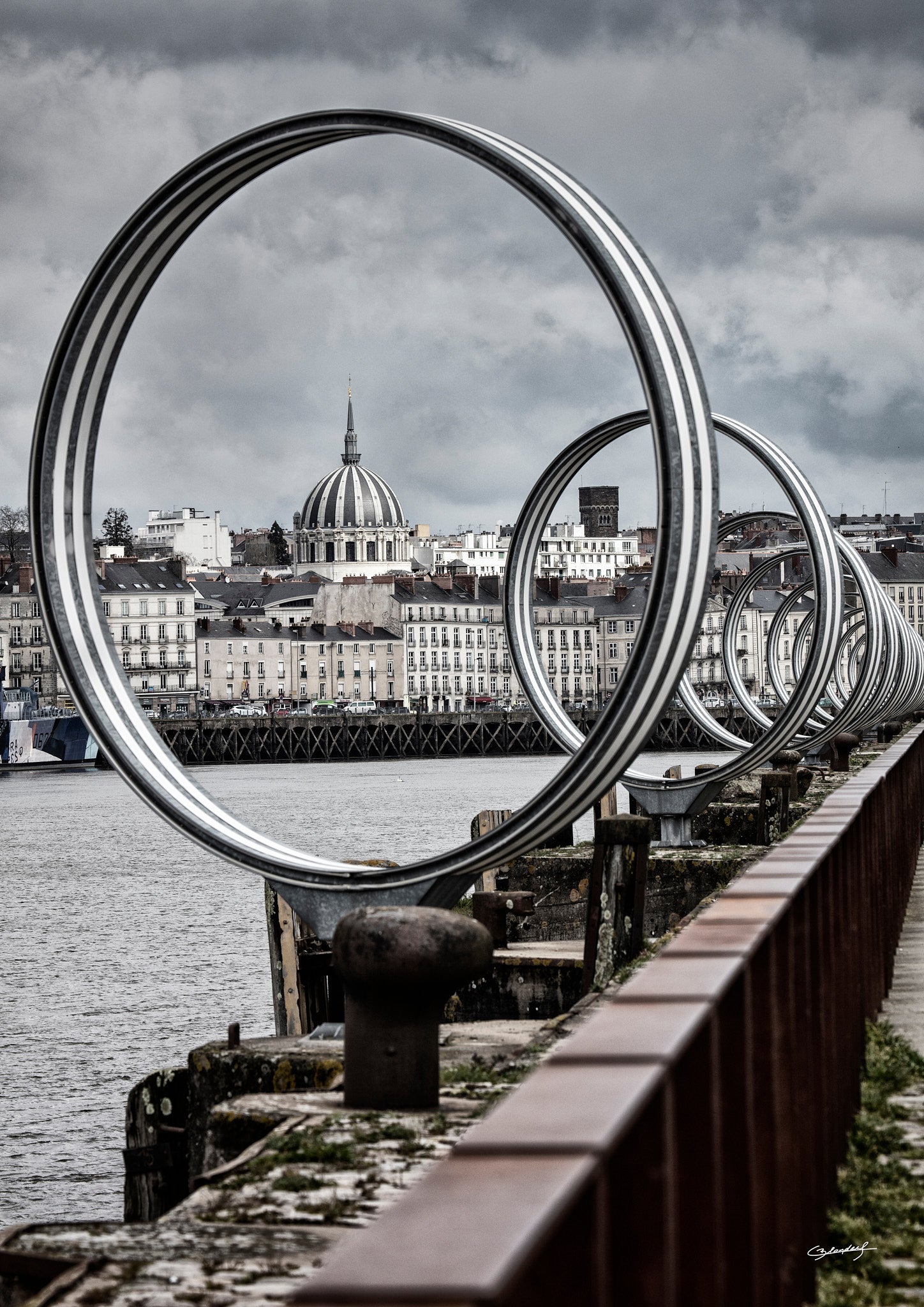 Poster A3 Photo of Nantes by Cédric Blondeel