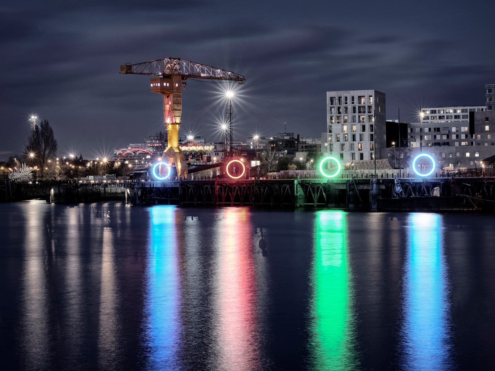 Poster Photo A3 de Nantes par Cédric Blondeel - La Grue Jaune