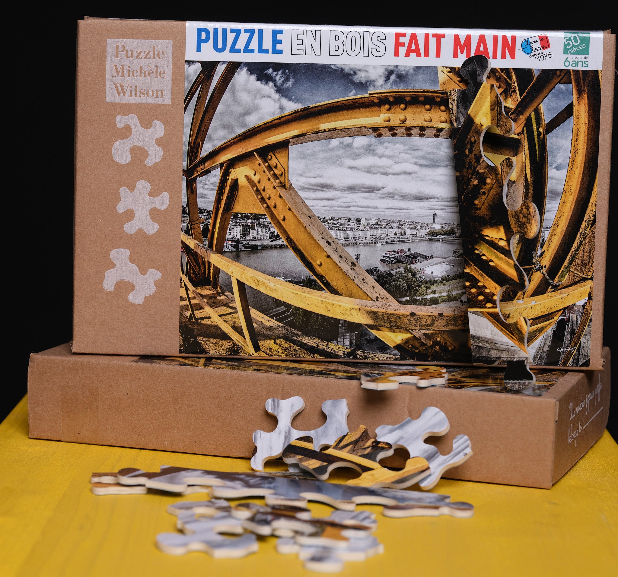 Puzzle en bois La Grue Jaune - Michele Wilson