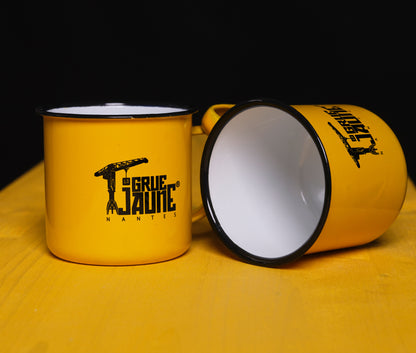 Tasse Metal Vintage La Grue Jaune