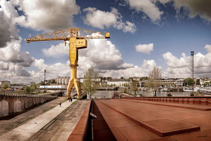 Poster Photo A3 de Nantes par Cédric Blondeel - La Grue Jaune