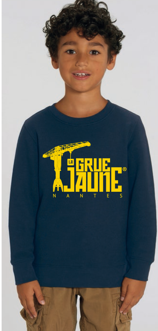 SWEAT Kid col rond Original - La Grue Jaune